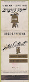 Matchbook Cover - Hotel Carteret New York City WORN