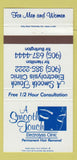 Matchbook Cover - Smooth Touch Electrolysis Hair Removal Hamilton ON 30 Strike