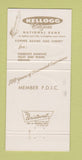 Matchbook Cover - Kellogg Citizens National Bank Green Bay WI 30 Strike