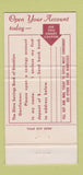 Matchbook Cover - Dime Savings Bank Brooklyn NY 30 Strike