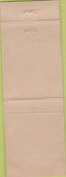 Matchbook Cover - Sidwalk Cafe New York City