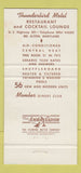 Matchbook Cover - Thunderbird Motel Bel Alton MD #1 30 Strike