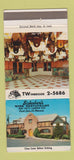 Matchbook Cover - Schober's Wine Restaurant St Louis MO 30 Strike