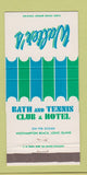 Matchbook Cover - Walter's Bath & Tennis Club Westhampton Beach LI NY 30 Strike