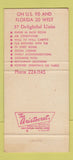 Matchbook Cover - Lafayette Motel Tallahassee FL 30 Strike