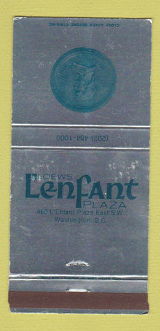 Matchbook Cover - Loews Lenfant Plaza Hotel Washington DC WEAR 30 Strike