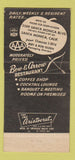 Matchbook Cover - Wm Tell Motel Santa Monica CA 30 Strike