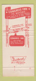 Matchbook Cover - Congress Inn Harrisburg PA 30 Strike