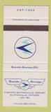 Matchbook Cover - Toronto Airways Buttonville ON 30 Strike