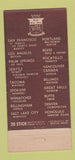 Matchbook Cover - Hawaiian Village Hotel Waikiki Honolulu Hawaii 30 Stick