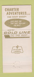 Matchbook Cover - Atwood's Gold Line Bus Tours Tuxedo MD 30 Strike