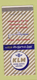 Matchbook Cover - KLM Royal Dutch Airlines 30 Strike