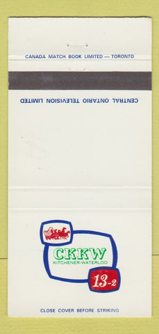 Matchbook Cover - CKKW TV Kitchener Waterloo ON 30 Strike