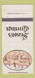Matchbook Cover - World Trade Club San Francisco CA Christmas 30 Strike