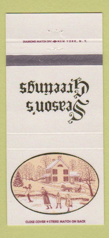Matchbook Cover - World Trade Club San Francisco CA Christmas 30 Strike