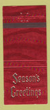 Matchbook Cover - Cherry Hills Country Club Denver? Christmas 30 Strike