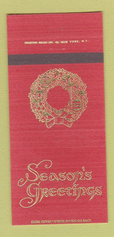 Matchbook Cover - Media Club St Louis MO Christmas 30 Strike