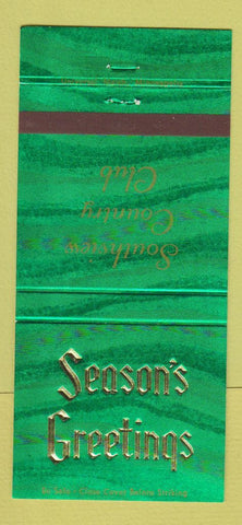 Matchbook Cover - Southview Country Club Christmas 30 Strike