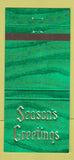 Matchbook Cover - Ozaukee Country Club Milwaukee WI Curling Christmas 30 Strike