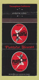Matchbook Cover - Pussycat Porn Movie Theatres girlie CA CHAIN 30 Strike