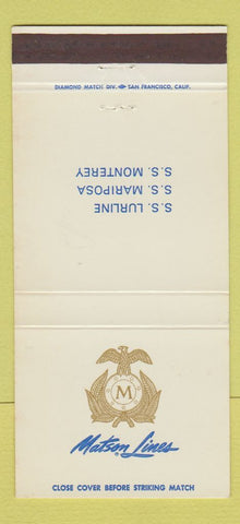 Matchbook Cover - Matson Lines Cruise 30 Strike