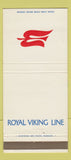 Matchbook Cover - Royal Viking Cruise Line 30 Strike