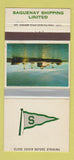 Matchbook Cover - Saguenay Shipping 30 Strike