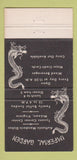 Matchbook Cover - Imperial Garden Chinese Tysons Corner VA WEAR 30 Strike