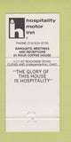 Matchbook Cover - Le Ball Yarde Cleveland OH 30 Strike