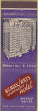 Matchbook Cover - Beaux Arts Apartment New York City