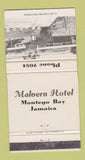 Matchbook Cover - Malvern Hotel Montego Bay Jamaica 30 Strike