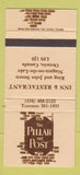 Matchbook Cover - Pillar and Post Niagara on the Lake ON 30 Strike