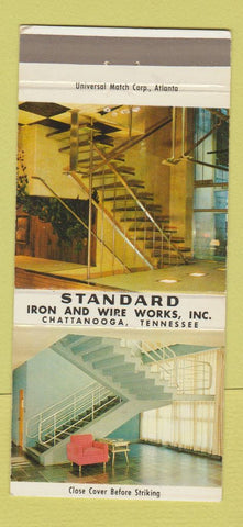 Matchbook Cover - Standard Iron and Wire Chattanooga TN 30 Strike