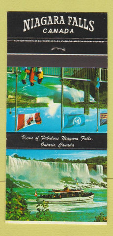 Matchbook Cover - Niagara Falls ON Canada Tourism 30 Strike