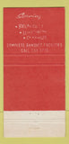 Matchbook Cover - Hospitality House Motor Inn Arlington VA WEAR 30 Strike