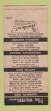 Matchbook Cover - Terrace Motel Dayton OH 30 Strike