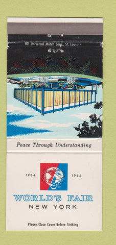 Matchbook Cover - New York World's Fair 1964 Federal Building 30 Strike
