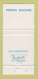 Matchbook Cover - New York World's Fair 1964 Federal Building 30 Strike