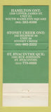 Matchbook Cover - Empress of China Chinese Restaurant Hamilton ON 30 Strike