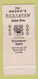 Matchbook Cover - Nacho's Mexican Food LA Habra CA 30 Strike