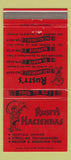 Matchbook Cover - Rusty's Haciendas Los Angeles North Hollywood CA 30 Strike