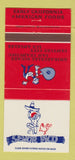 Matchbook Cover - Senor Pico Mexican Los Angeles San Francisco CA 30 Strike