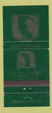 Matchbook Cover - Los Gatos Lodge CA cat 30 Strike