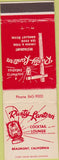 Matchbook Cover - Rusty Lantern Beaumont CA