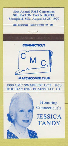 Matchbook Cover - Connecticut Match Club Jessica Tandy  30 Strike