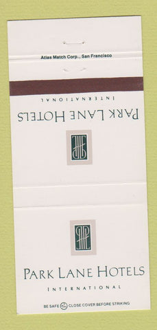 Matchbook Cover - Park Lane Hotels San Francisco Phoenix 30 Strike