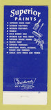 Matchbook Cover - Superior Paint Santurce Puerto Rico 30 Strike