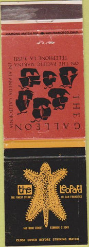 Matchbook Cover - The Leopard San Francisco CA WEAR
