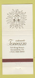 Matchbook Cover - Terrazza Ristorante Alexandria VA 30 Strike