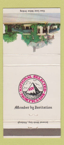Matchbook Cover - Gleason Funeral Home Uniontown PA 30 Strike